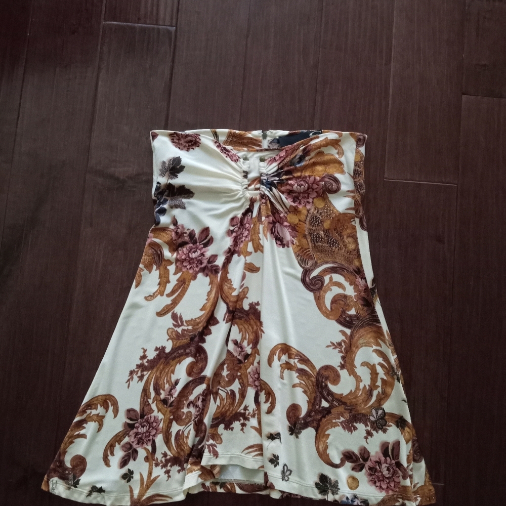 Roberto Cavalli mini strapless dress; ready for summer!!